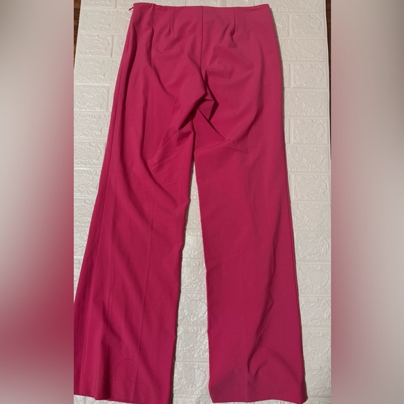 Trina Turk Verity 2 Pants Petal Pink size 6 High Rise Straight Leg - Picture 8 of 9
